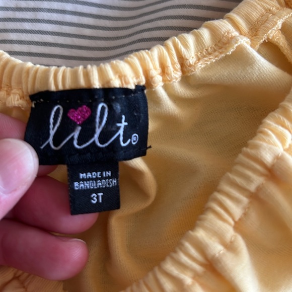 BOGO Lilt rainbow unicorn dress with petty skirt 3T - Picture 2 of 6